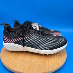 Adidas Adizero Electric L Baseball Cleats  Black Pink Lightweight Men's 13 New